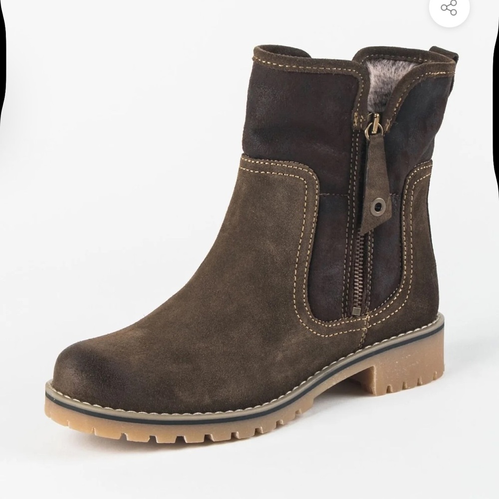 Eric Michael DENVER Leather Boots Booties Yellowstone Women’s Sz 39 - 8